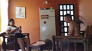 I'm Horny Teacher Fucked Hard By Two Students