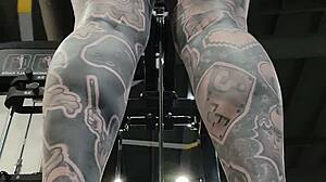 Milf's Massive Gym Booty Shakes Hard