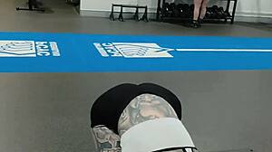 Milf's Massive Gym Booty Shakes Hard