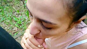 vlog filming turns into risky public park quickie