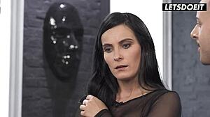 Sexy milf lexi dona deepthroats then assfucked by thick cock creampie!