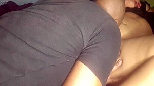 Brazilian Latina Teen's Smooth Pussy Sucked Before Doggystyle Creampie