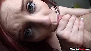 Super hot redhead teen ginger maxx's outdoor public anal pov fuck fest leaves me breathless
