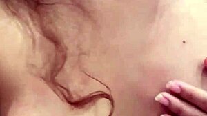 sweet petite princess in underwear feels so horny and plays solo