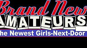 Tattooed Skinny Blonde Anya Rips Clothes and Fills Shaved Pussy with Dildo