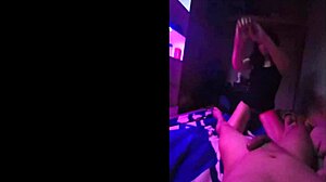 beautiful latina housewife dances seductively then deepthroats in homemade bedroom blowjob