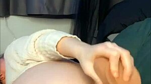 man bends over horny slut for intense doggystyle ass pounding then she orgasms wildly