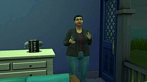 Arab milf's forbidden longing for young lover's home tryst