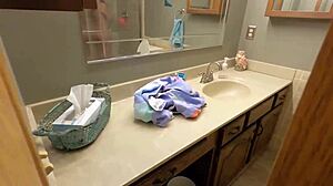 stepdaughter sneaks in catches stepdad peeks then deepthroats his cock doggystyle finish