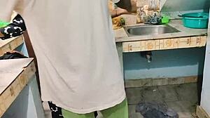 Desi Bhabhi's First Rough Fuck by Devar in Costume