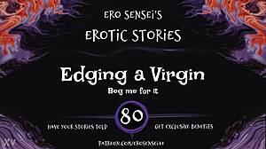 listen to this edging audio for women as virgin reaches erotic orgasm