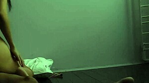 asian college teen rides cock like a pro!