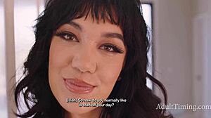 Isiah Maxwell Ravages Tiny 18+ Fairy with Monster Cock in Rough Interracial Pound