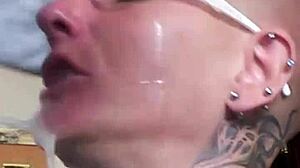 Fuckslut Vilja Looks Innocent But Excels at Face Fucking