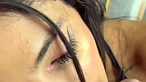 damn angie fonseca rides cock squirts skinny teen style