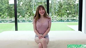 Petite Shy Blonde Teen Wynn Ryder Deepthroats Fucks Hardcore in POV Debut