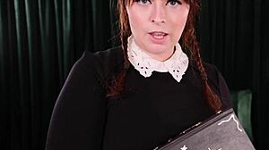 Bea York as Wednesday eyes uni boy