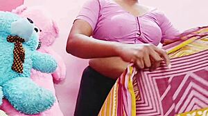 mom, your dirty telugu talk makes stepson's cock throb for hardcore bedroom fuck