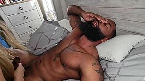 Hotwife Moans Loud As Muscular Black Stud Delivers Interracial Doggystyle Creampie