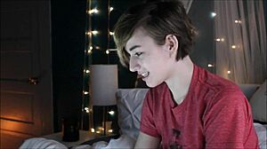 busty short hair girlfriend dirty webcam tits natural big