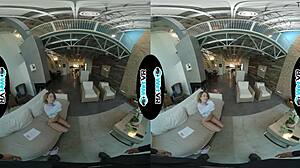 allie addison fucks her horny landlord with big cock to pay rent in vr