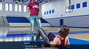 Milfs of sunville part 23 college coed milf titty fucks monster cock before cumshot in kitchen