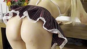 Latina maid settles debt with amateur creampie service