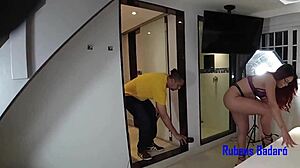 backstage with marsha love baring her brazilian milf ass and tits