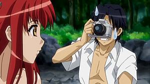 hentai teen bangs redhead beauty naked on sunny beach group fun