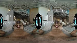 allie addison fucks her horny landlord with big cock to pay rent in vr