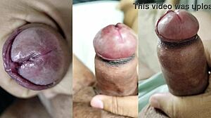 small foreskin cock cums hard while teen girlfriend masturbates her wet pussy and tits part 21