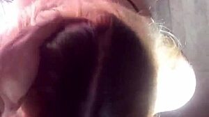 A hot little one gives it to my friend and he unloads all his milk