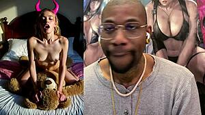 ever ridden a tight bald teen pussy before? watch her face get cum drenched outdoors!