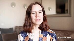 Anca's shaved pussy craves that intense dildo pounding now?!