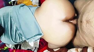 Indian Bhabhi's Tight Asshole Brutally Fucked Doggy Style With Hindi Moans