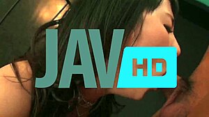 How does steamy jav milf satsuki aoyama seduce with bent over doggystyle before blowing loads in passionate fucking?