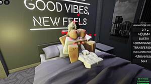 does roblox puppygirl beg master to breed her tight hole?