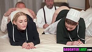 Stepdads Discover Stepdaughters' Amazing Asses For Hardcore Group Riding?