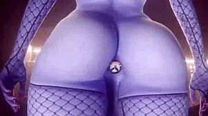 i can't resist fat ass widowmaker's monster cock ready for emma's bald pussy