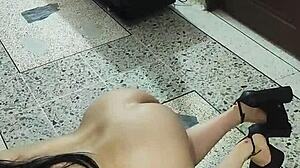 Petite British Step-Cousin Rides Cock Homemade Slut