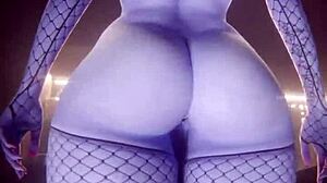 i can't resist fat ass widowmaker's monster cock ready for emma's bald pussy