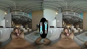 allie addison fucks her horny landlord with big cock to pay rent in vr