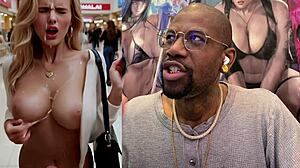 ever ridden a tight bald teen pussy before? watch her face get cum drenched outdoors!