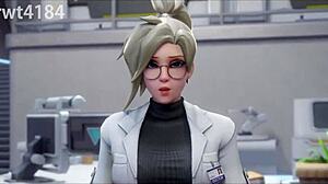 how does mercy end up fucked pregnant by that monster cock?