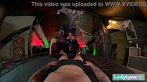 Hocus Pocus Halloween Witches Ride Massive Cocks in Wild 4some Orgy