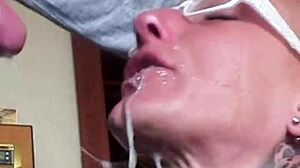 Fuckslut Vilja Looks Innocent But Excels at Face Fucking