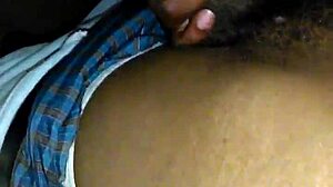 EBONY SIS sucks and rides DADDY'S big black cock deep