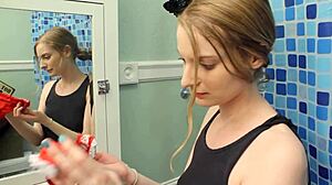 Amber Rayne and Dani Daniels scissor wildly like total sinners at the party