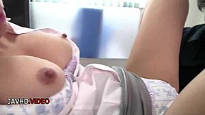 asian office lady chihiro akino sucks hard begs for creampie fill