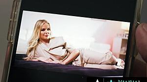 Nuru Massage Slimthick Vic fucks heartbroken client cowgirl style